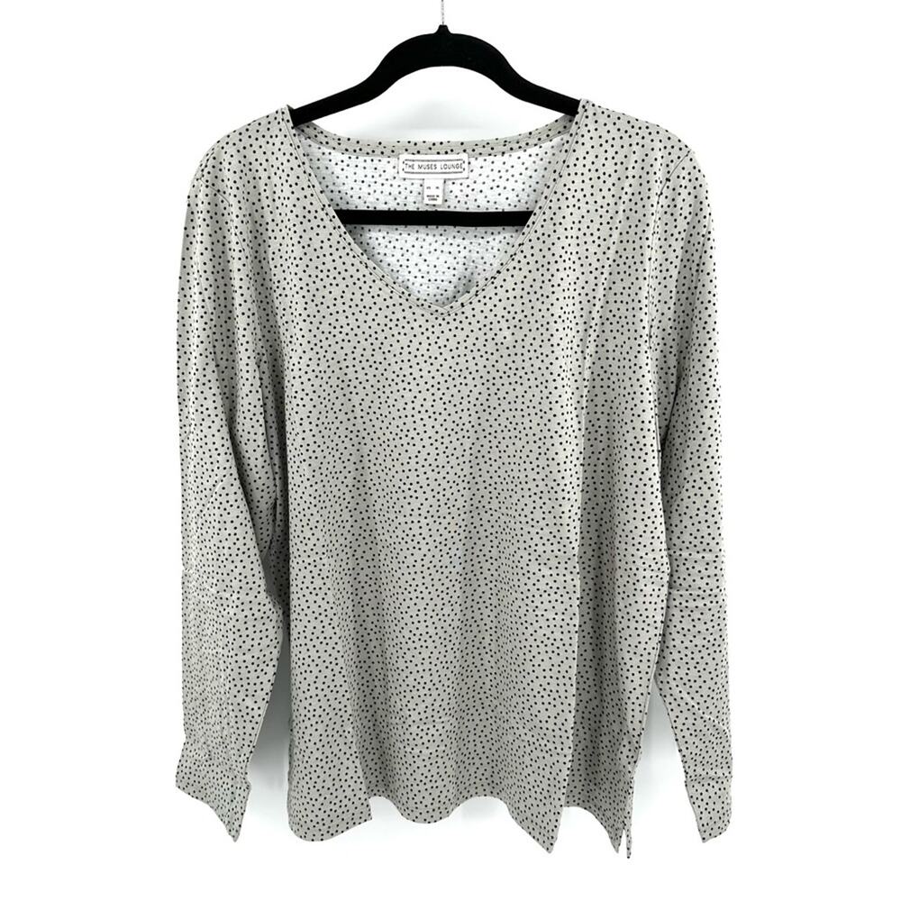 The Muses Lounge dot long sleeve tee Size XL
